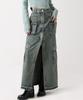 AVANDRESS Evelyn Long Denim Skirt Blue