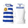 Uruguay Flag Basketball Sports Fitness Multifunction Sleeveless Tshirt Exclusive