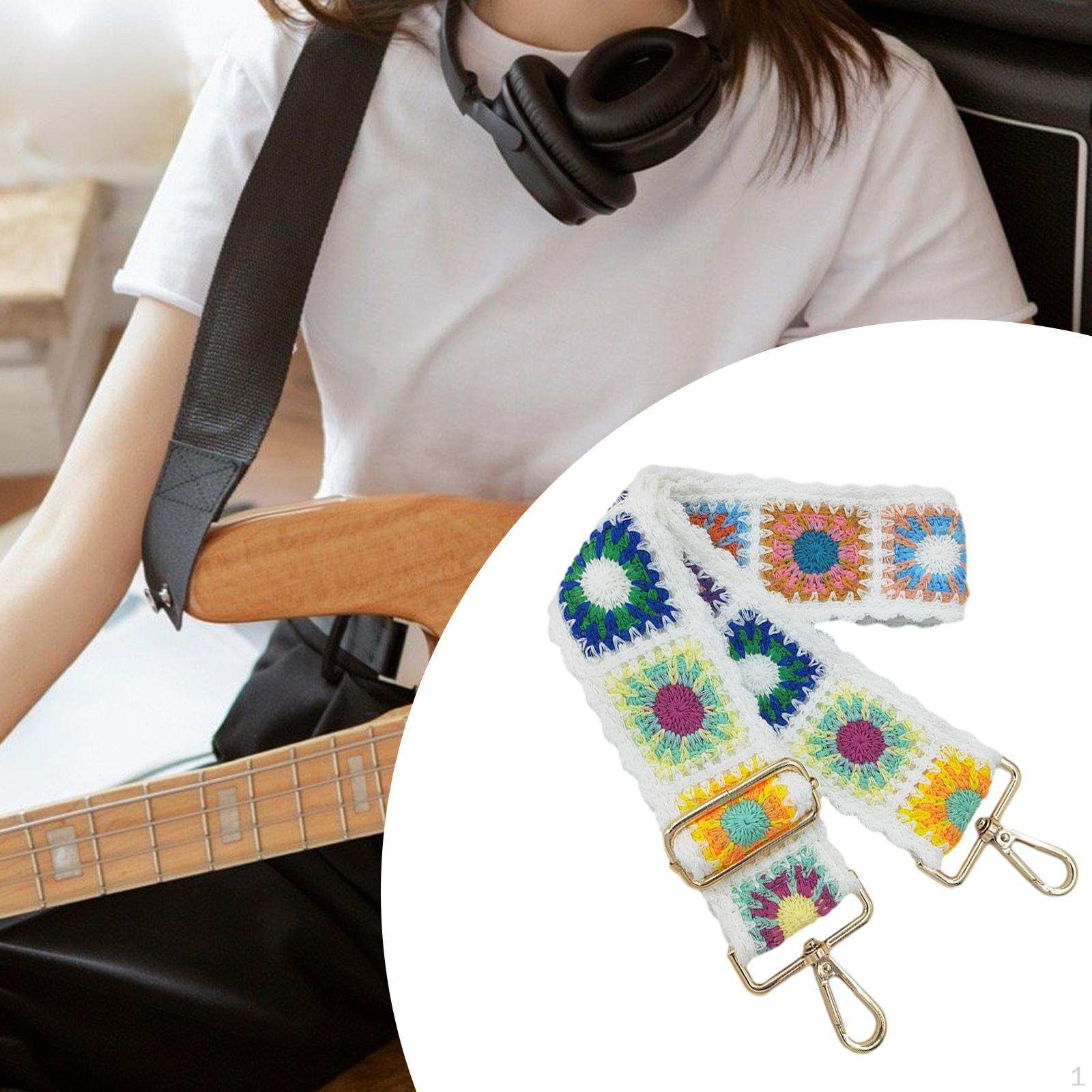 

53-дюймовый сменный гитарный ремень, портативный, универсальный, 2 регулировки ширины для баса