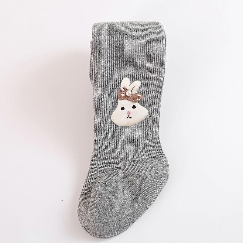 Winter Kids Rabbit Tights For Girls Thick Casual Cotton Toddler Baby Girl Pantyhose Snow Keep Warm Children's Tight