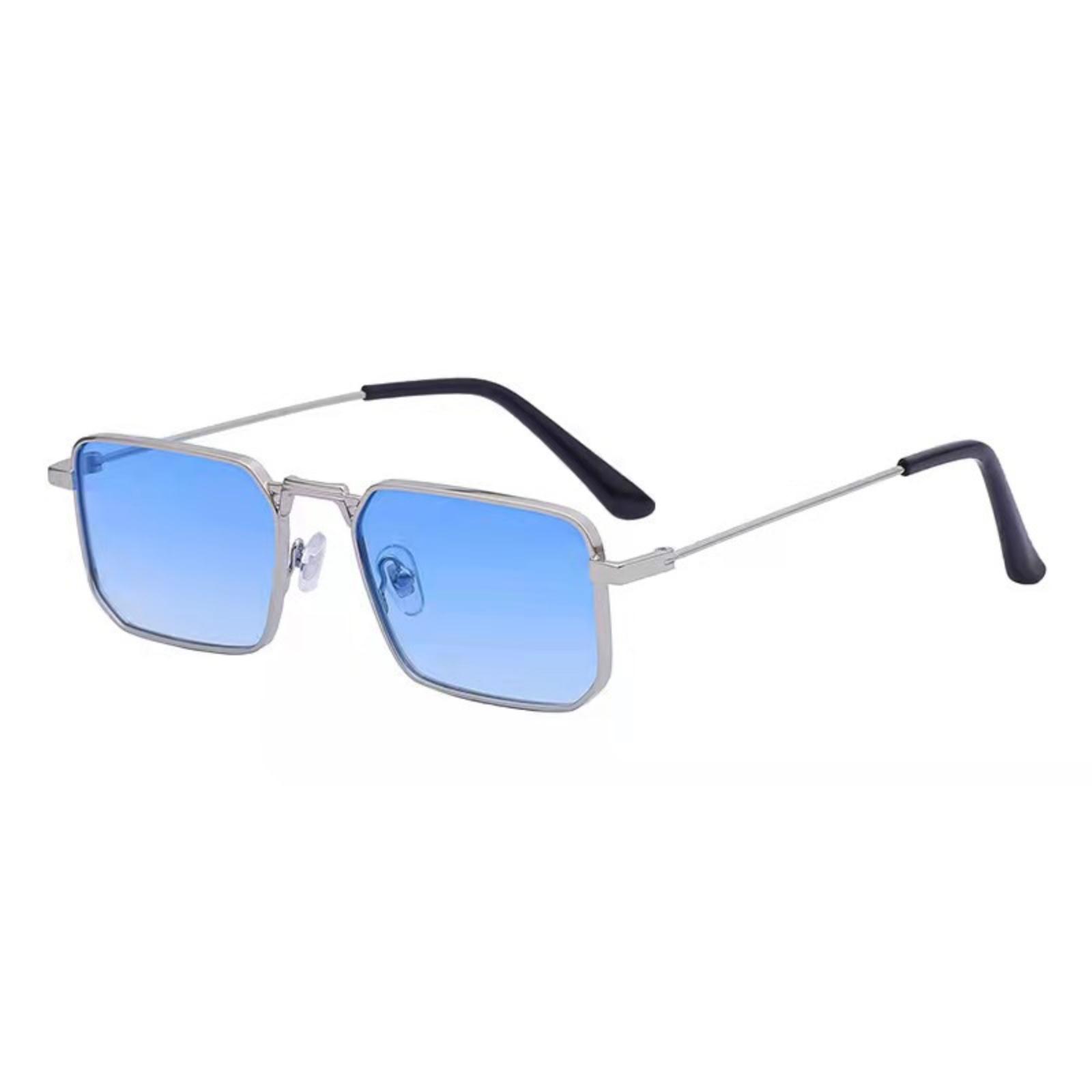 Retro Round Frame Sunglasses Polarized Lens Metal Frame Lightweight Durable UV Protection Eyewear for Outdoor Activities One Size белый