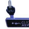 Middle Finger Prank Button Hilarious 3D Printed Surprise Pop-Up Finger Funny Click Here Prank Gift for Adults White Elephant Gag Gift Idea
