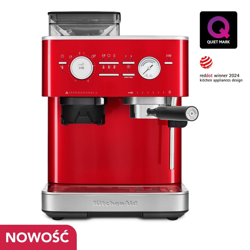 Kitchenaid Semi-Automatic Coffee Maker Kitchenaid Color: Caramel Red