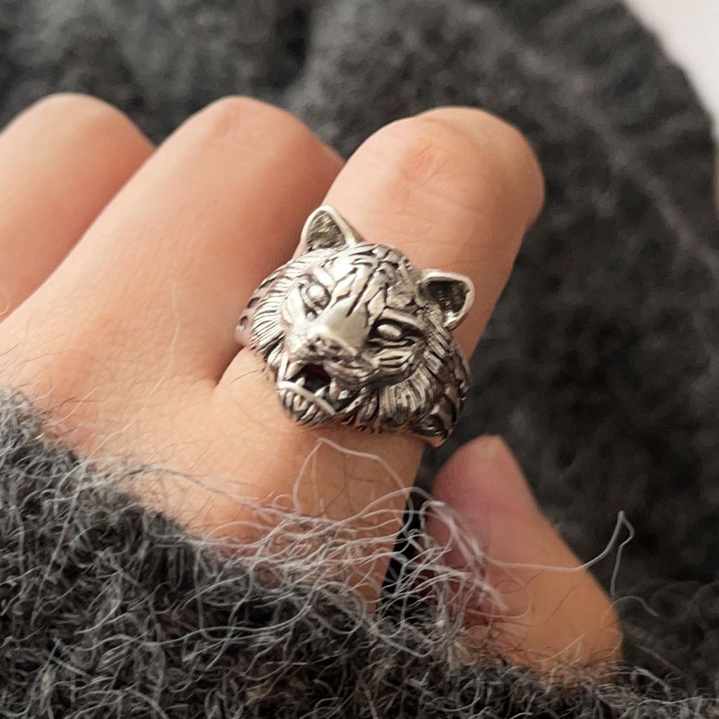 925 Sterling Silber Ringe für Damen Geometrischer Feinschmuck Fingerverstellbar Einfacher Retro Blumenring für Party Geburtstagsgeschenk