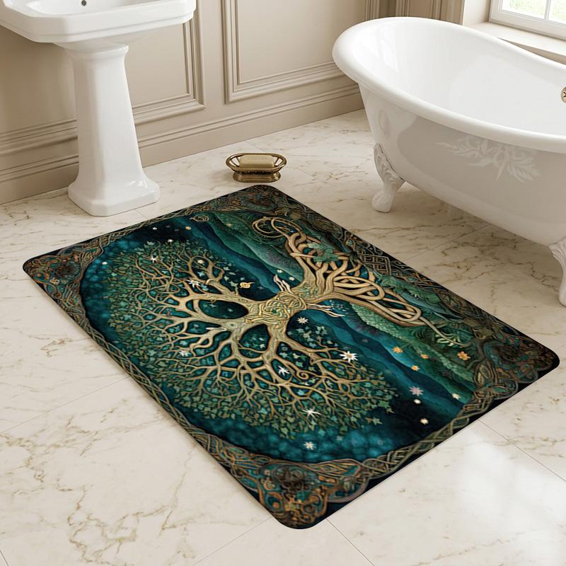 Tree Life Living Room Nonslip Area Rug Soft Carpet For Bedroom Game Playroom Sofa Office Home Decor Doormat Christmas Gift C9302583