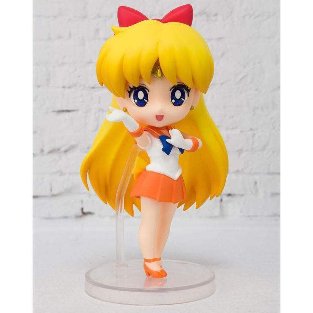 TAMASHII NATIONS Figuarts mini Pretty Guardian Sailor Moon Sailor Venus, approximately 90mm, PVC & ABS painted action figure