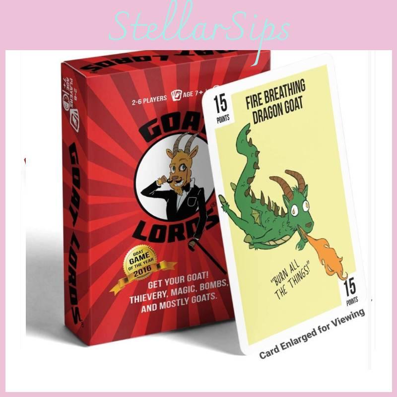 Fesselndes Ziegenlords Spiel Familienkartenspiel mit hochwertigem Papier für Partys