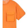 Stone Island Knitted Ribbed Crew Neck Short Sleeve T-Shirt Men Tops Orange 781520358-V0073