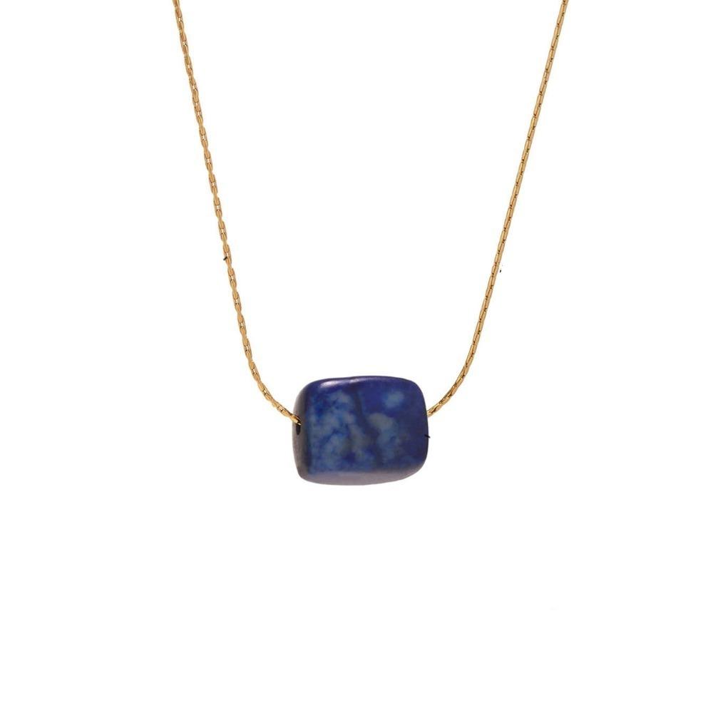 Lapis Lazuli Western Country Necklace Malachite Bohemian Style Choker  Women Gift