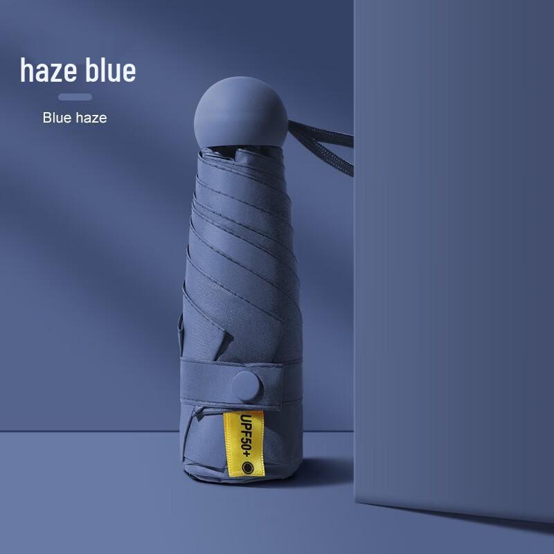 Nanqiao Automatic Five-Fold Color-Block Sun/Rain Umbrella