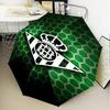 Football Betis Crest Design Umbrella 8-Frame for Travel, Camping, Casual Lightweight Portable Umbrella, Essential for Every Family Holidays Gift