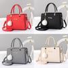 Fashionable Elegant Mom's Handbag In Red Black And Green Perfect For Daily Use