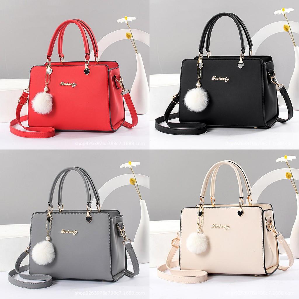 Fashionable Elegant Mom's Handbag In Red Black And Green Perfect For Daily Use