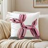 Pink B-Balloon Dog Pillow Modern Art Cushion Cushion Cover Pillowcase Anti-Dustmite Living Room Sofa Decor Cushion Room