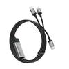 CUKTECH No.10 Super Power 100W Type-C 2-in-1 Fast Charging Cable