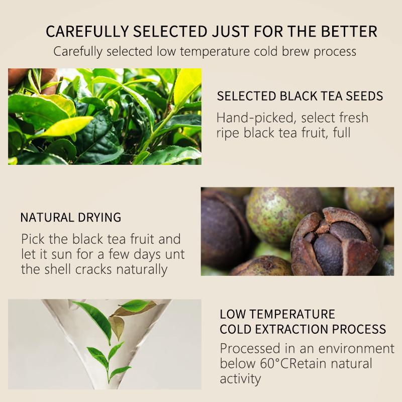 MERCILEN 185ml Schwarz Tee Reinigung Öl Sanfte Reinigung Gesicht Augen und Lippen Make-Up Entferner Milch Anlage Reinigung Öl