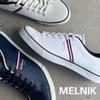 Maubus Men's Genuine Leather Casual Walking Shoes, Current Model MELNIK (White/France, Measurement 25 Points, 0 Centimeters)