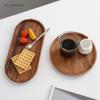 Acacia Wooden Tray Wooden Plate Style Sushi Pizza Steak Wooden Plate Cake Bread Afternoon Tea Fruit Plate