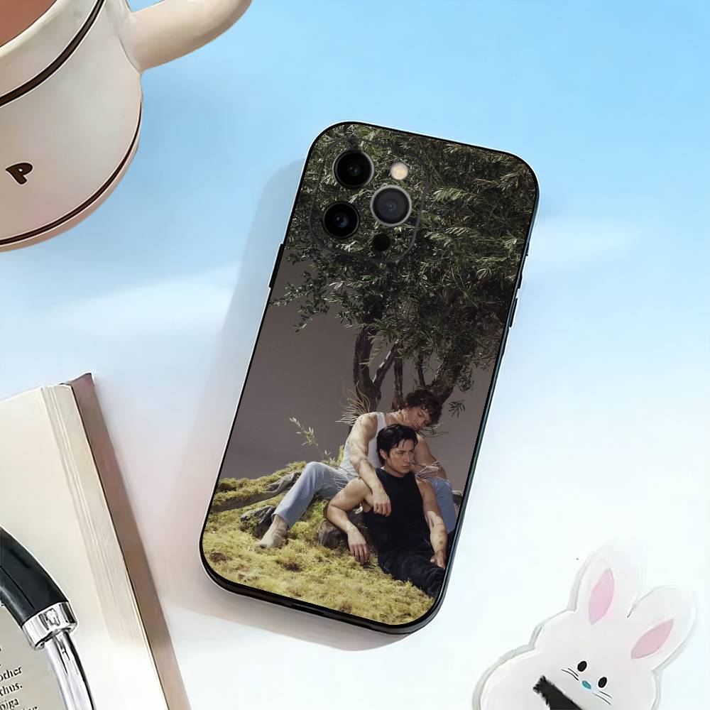 

H-Нагретый R-Соперничество Чехол для телефона Для iPhone 17, 16, 15, 14, 13, 12, 11 Plus, Pro Max, Другие Мягкая черная крышка iPhone16promax