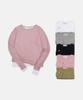 BAKKEN [2Pack] Daily Layering Plain Long Sleeve T-Shirt 2-Piece Package