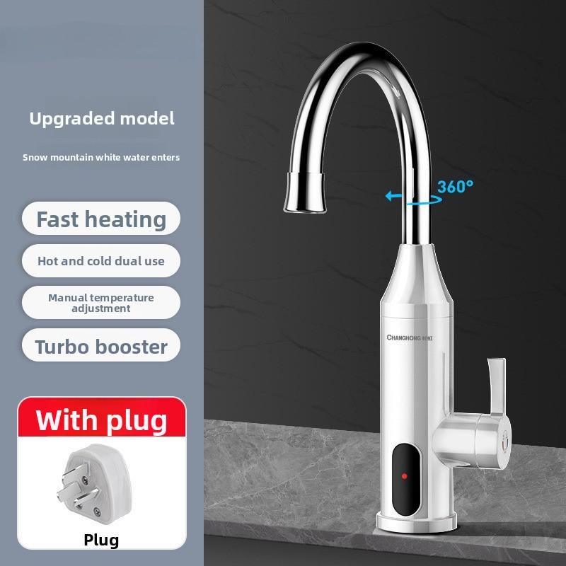 Electric Faucet Heater Quick Heating Instant Hot and Cold Dual-purpose Kitchen Household New Water Heater