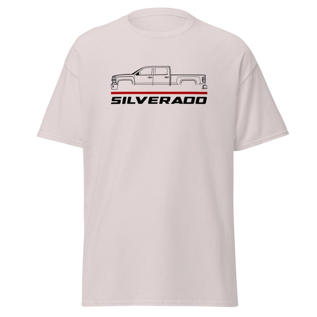 For Silverado Truck 2014 Fans Custom Pickup T-Shirt Birthday Gift Racing Unisex