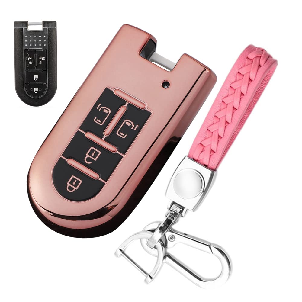 

Key Case for Toyota Smart Key Case Key Cover 4 T-DF-3J-T-PZ-12 розовый