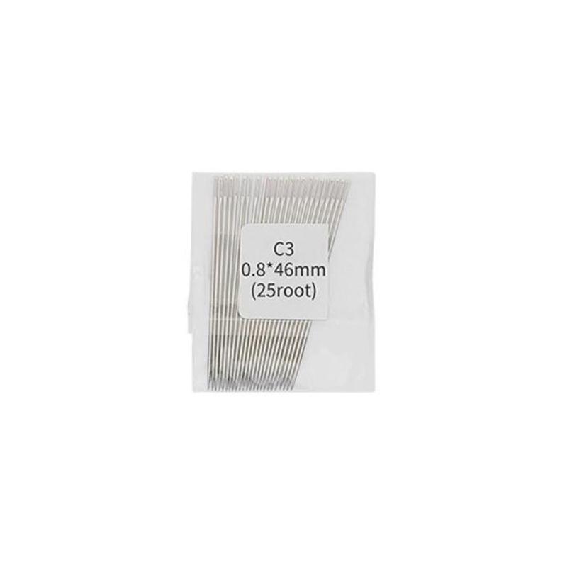Ensemble de Aiguilles à Broder à Trou Latéral en Acier Inoxydable Tailles Assorties, Aiguilles à Coudre à la Main pour Point de Croix & Artisanat de Broderie