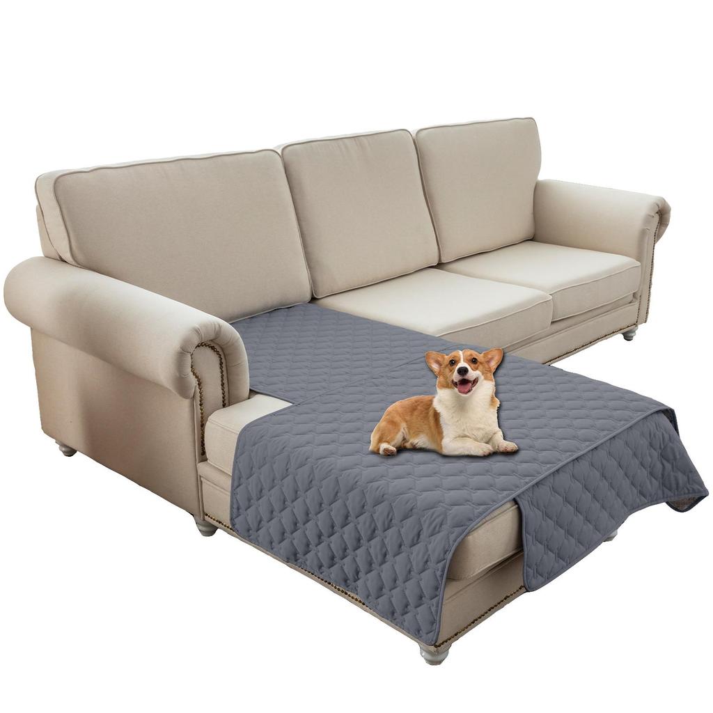 Waterproof Dog Bed Cover Pet Blanket for Bed Couch Sofa Reversible Sofa Slipcover L Shape Sofa Cover Sectional Couch Cover Chaise Loveseat Couch Cover