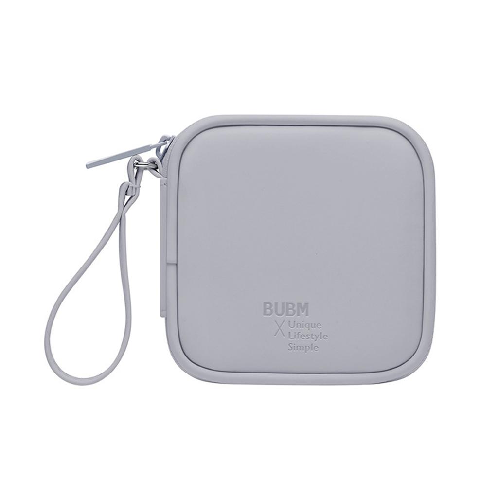 PU Cable Organizer Bag Waterproof with Multiple Compartments for Charging Cables Data Cords and Earphones
