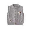Stylish Children's Knit Sleeveless Cardigan Vest for Spring & Autumn