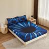 2025 Exclusive 5D Black Hole Digital Print Fitted Sheet & Pillowcase Set
