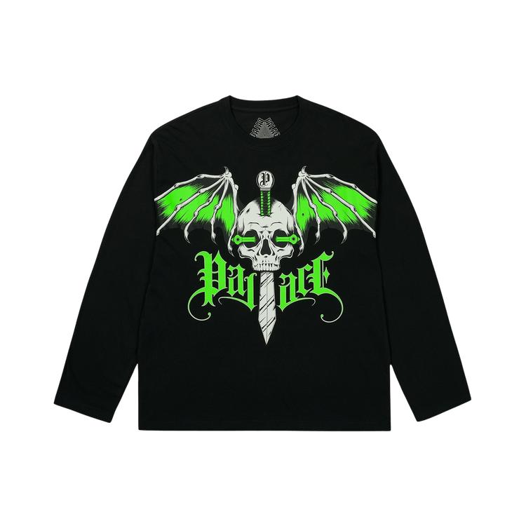 

Palace Унисекс топы с длинным рукавом Wingspan черного цвета P29LS008 L