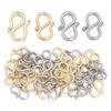 20pcs Stainless Steel S Shape End Clasps Hooks Necklace Bracelet Clasps Connectors For DIY Jewelry Making Accessories Supplies