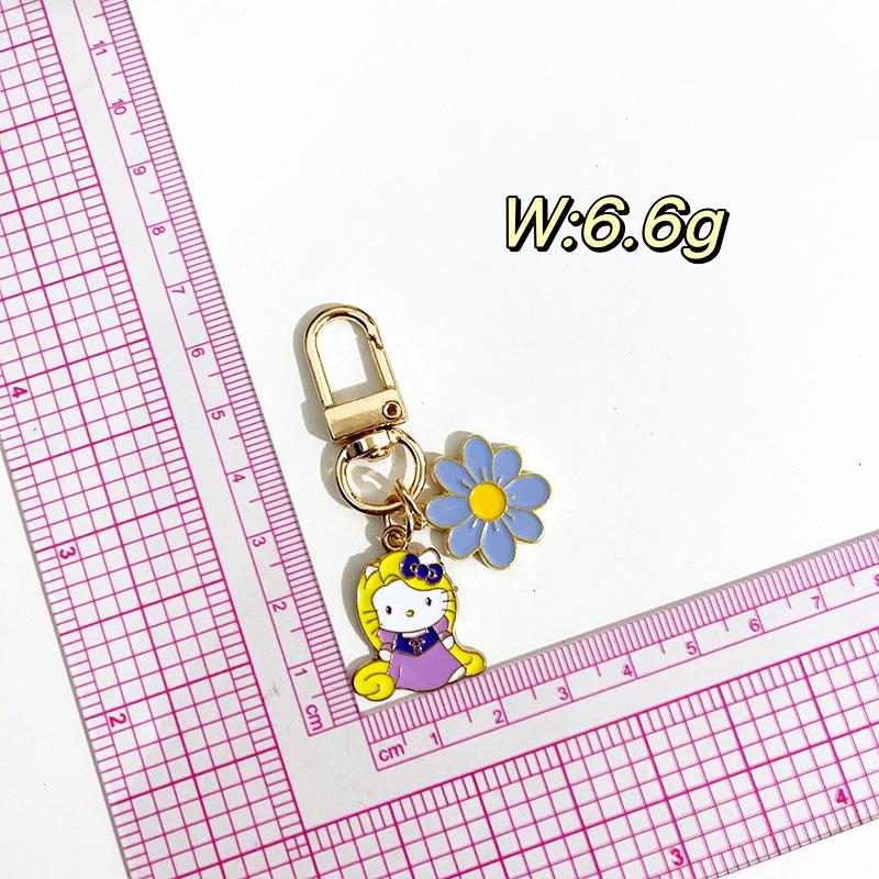 Hello Kitty Mermaid Keychain Cat Backpack Charm Pendant - Cute Student Accessory and Small Gift
