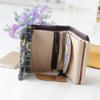 Women's Fold Card Wallet Canvas Cartoon Key Organizer Coin Purse Small Pouch Female Money Bag  for Girls