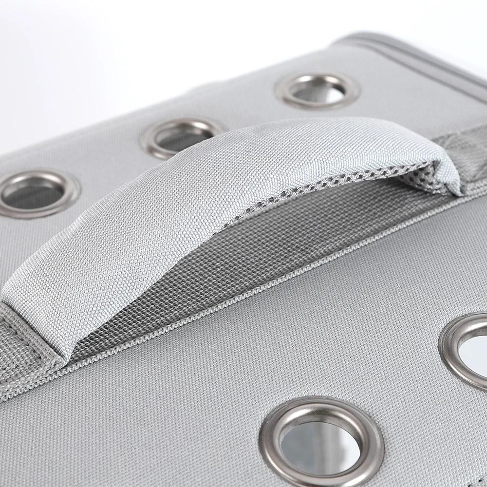 Rucsac de transport pentru pisici/câine Rucsac de transport mare pentru animale de companie, 17 lbs, suport de încărcare, design ventilat, pentru câini de talie mică