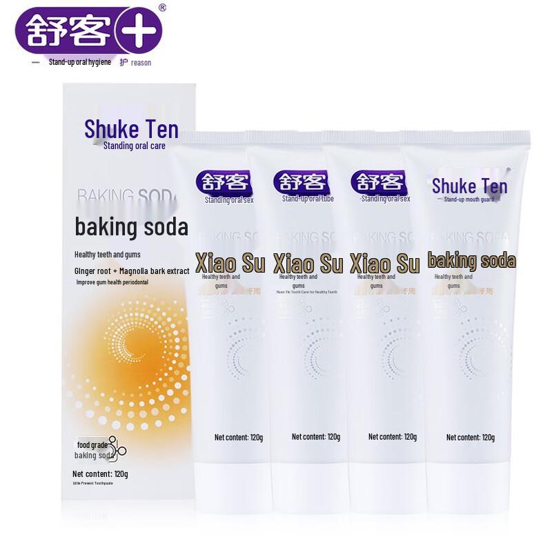 

Saky+ Baking Soda Gum Protection Toothpaste 120g 4-Pack