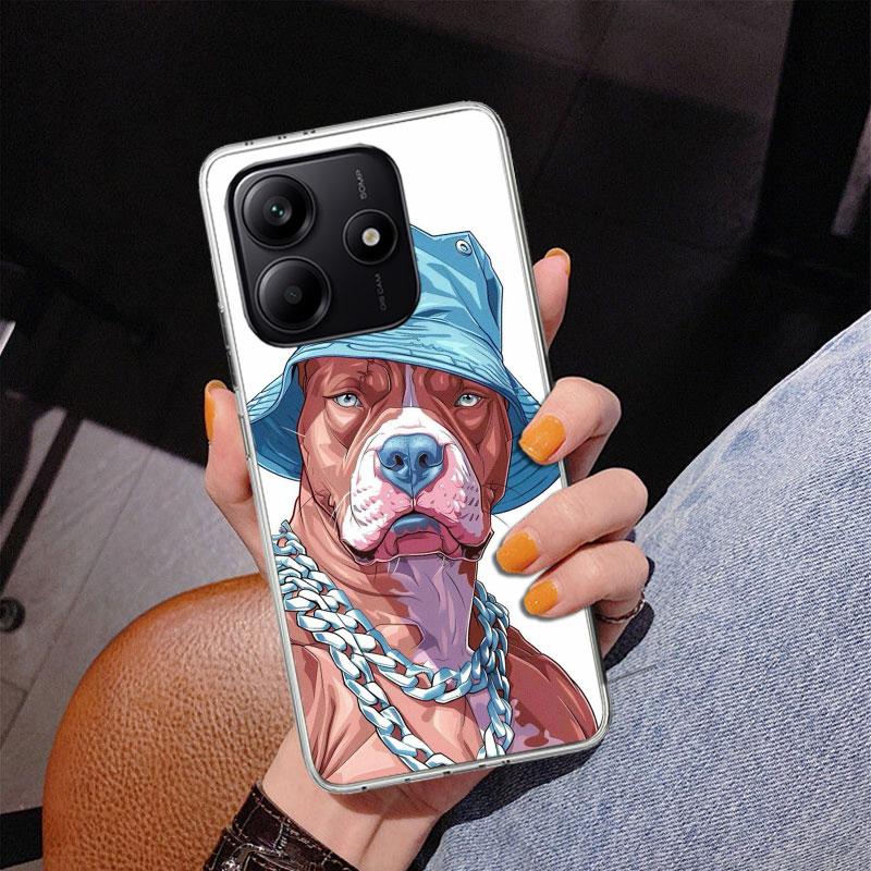 Pit Bull Pet Dog Pitbull Phnoe Case for Phnoe Case for Xiaomi Redmi Note 15 14 14S 13 Pro Plus 12 12S 11S 11E 10S 10 11T 5G Uniq