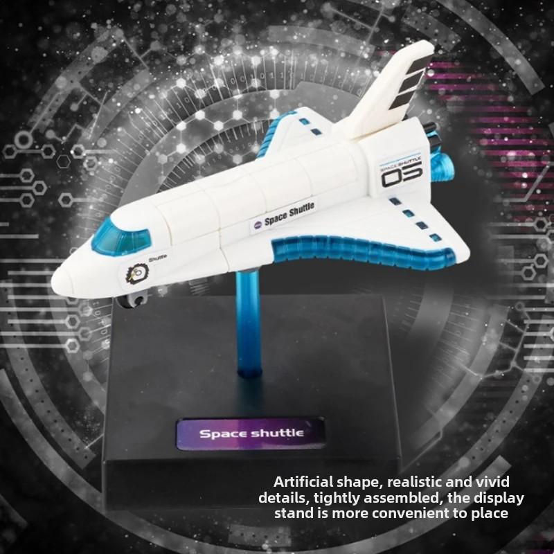 4-In-1 Spaceship Battleship Assembling Device Science Mechanical Engineering Model Kids Toys Educational Novelty Gifts