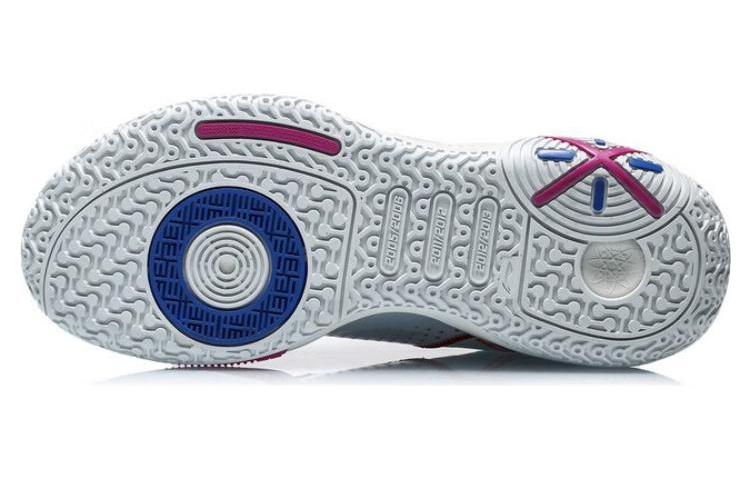 Li Ning All City 9 V1.5 Abrasion Resistant Breathable Low Top Basketball Shoes Men's White ABAT121-1