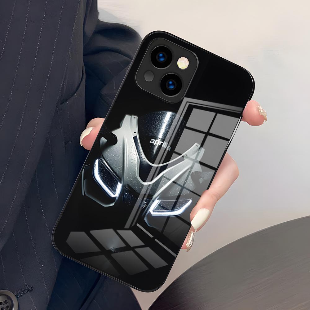 Cool A-ApriliaS Racing Phone Case For IPhone 17 Pro Max 15 Pro 16 14 Plus 12 13 Mini 11 Pro Shockproof Glass Cover