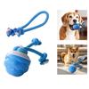 Wiederaufladbarer USB-Hundespielzeug Kauspielzeug Seilball Spielzeug Interaktion Bewegungsaktivierter Rollball für Verschiedene Rassen Fesselnd