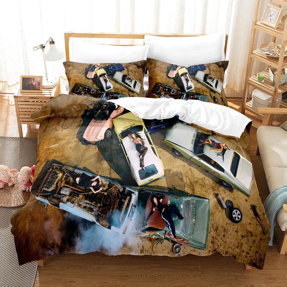 Katseye Pop Music Duvet Cover Set 1 Duvet Cover + 2 Pillowcases Famous Girl Group Fan Bed Linens Gift New Cool