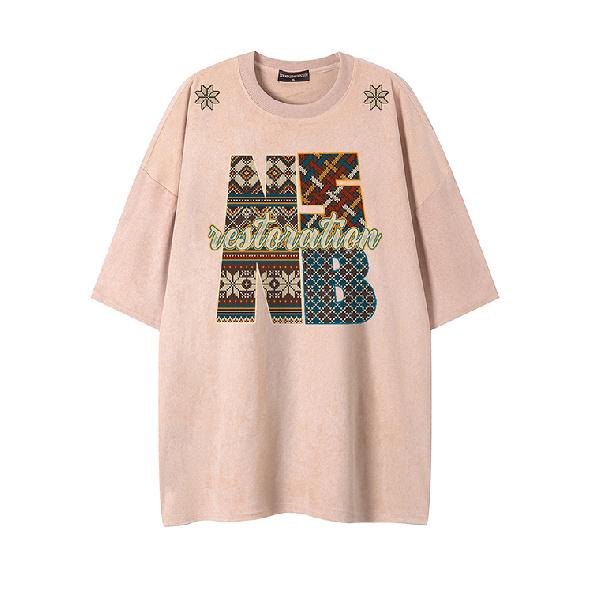 

Новая высококачественная модная брендовая футболка с коротким рукавом и принтом в виде букв, мужская облегающая футболка с круглым вырезом и тонким темпераментом, модная футболка с коротким рукавом 3XL розовый