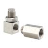 Mini Catalytic Converter 90 Degree CEL Check Engine Light O2 Oxygen Sensor Spacer Adapter Universal