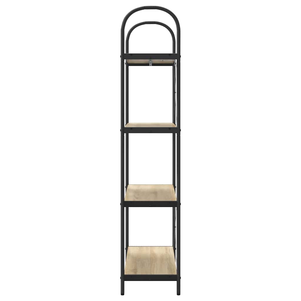 Bookshelf Sonoma Oak 80 x 30 x 146 cm Particleboard