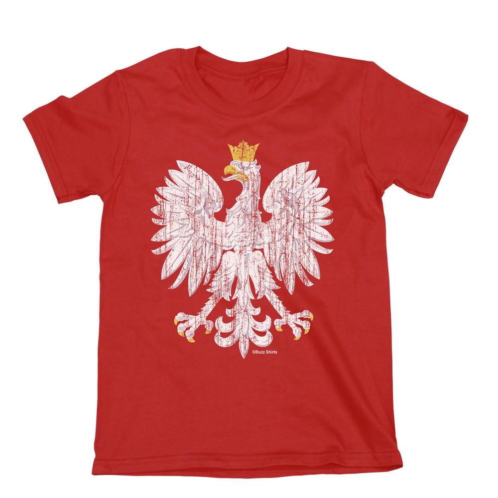 

Kids Poland 2024 Design T-Shirt Football POLISH Arms World Cup XL
