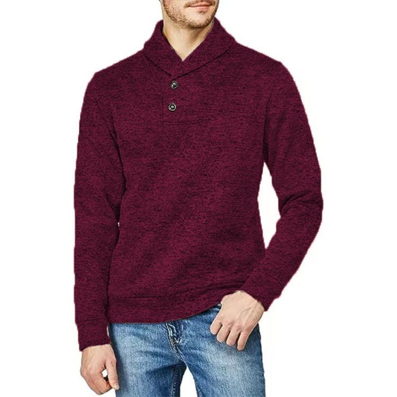 Men's Semi Cardigan Autumn Korean Loose Casual Pullover Jacket Long Sleeved Thin Velvet Sweater