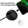 10/20 Stück Kabelclips Wickler Silikon Kabelorganisator Desktop Kabelaufbewahrung Ladekabelhalter für Auto USB-Laden Tablet-Kabel